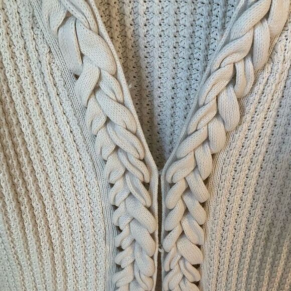 TIBI Cotton/Silk Braided Cardigan with Pockets!!!! Size Medium. Beautiful! - Picture 11 of 16